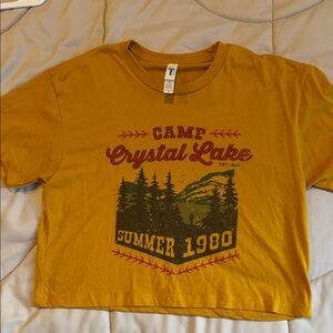 Camp Crystal Lake Yellow Kids T-Shirt